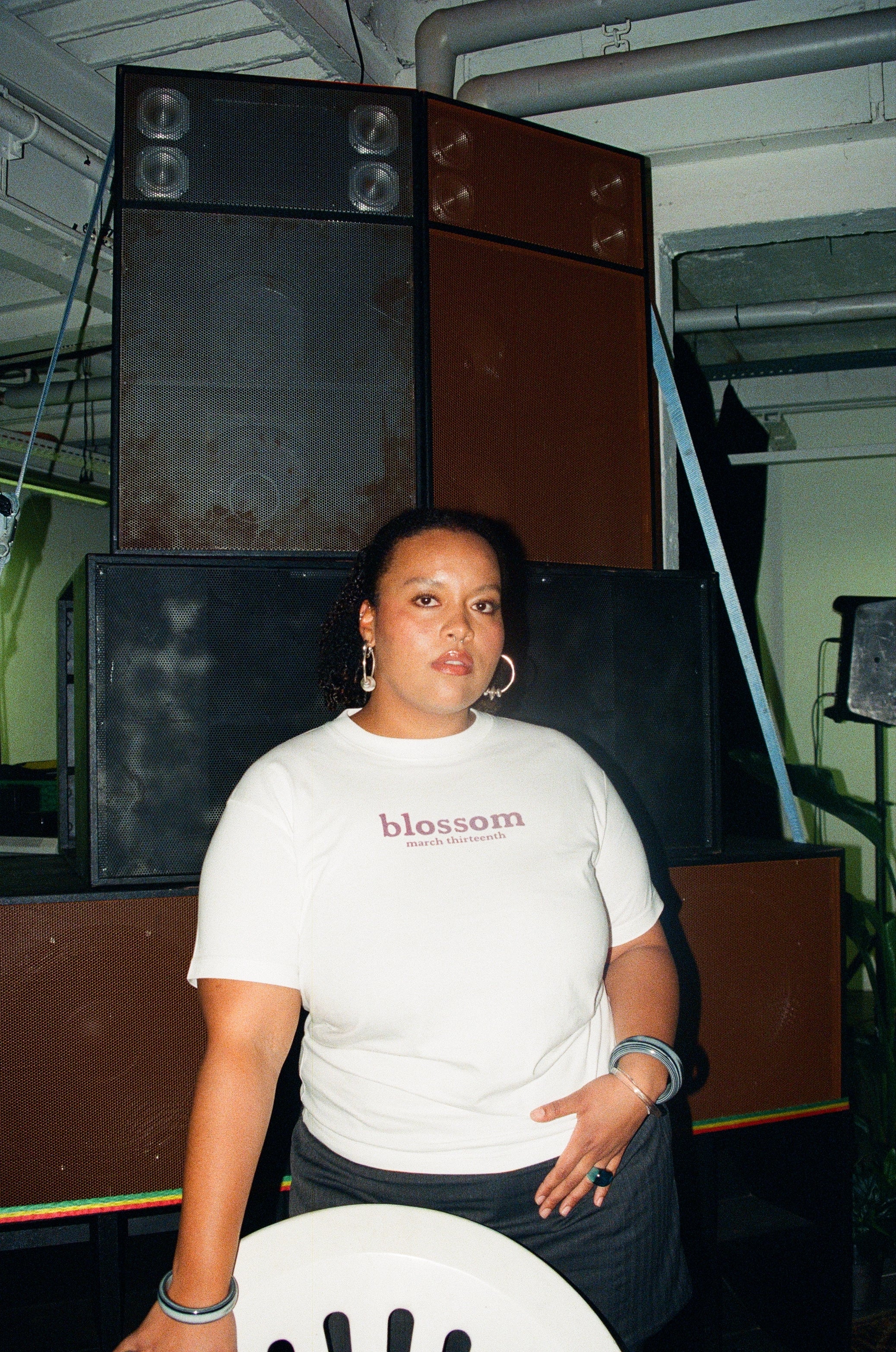 Blossom White Tee