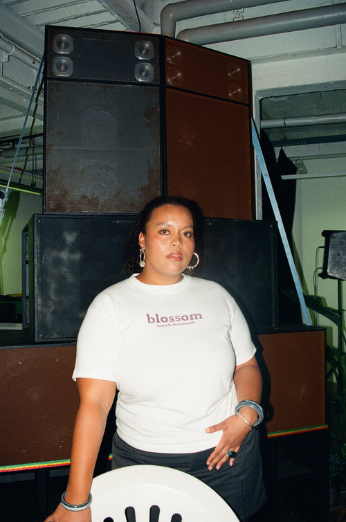 Blossom White Tee